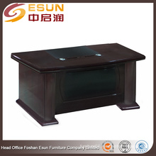 2016 New arrival office furniture latest design PU decoration in front office table